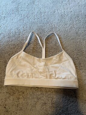 lululemon athletica y flow bra size 10 white